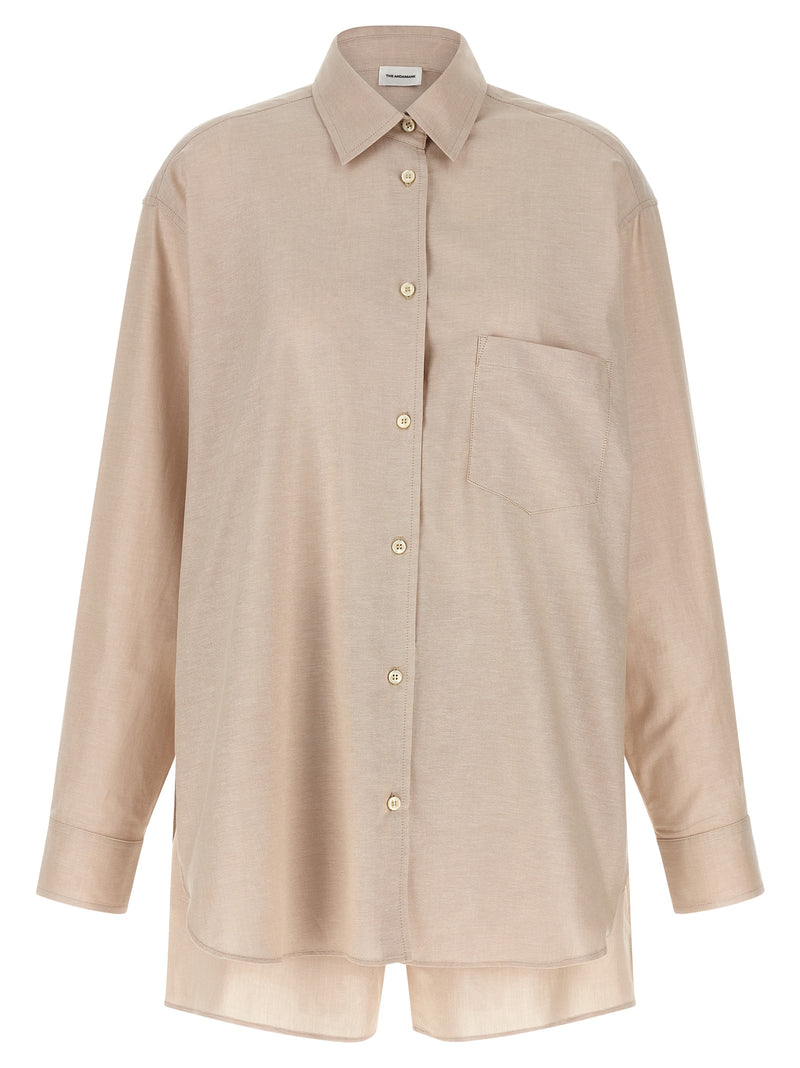 The Andamane Beige Cotton Dress Shirt