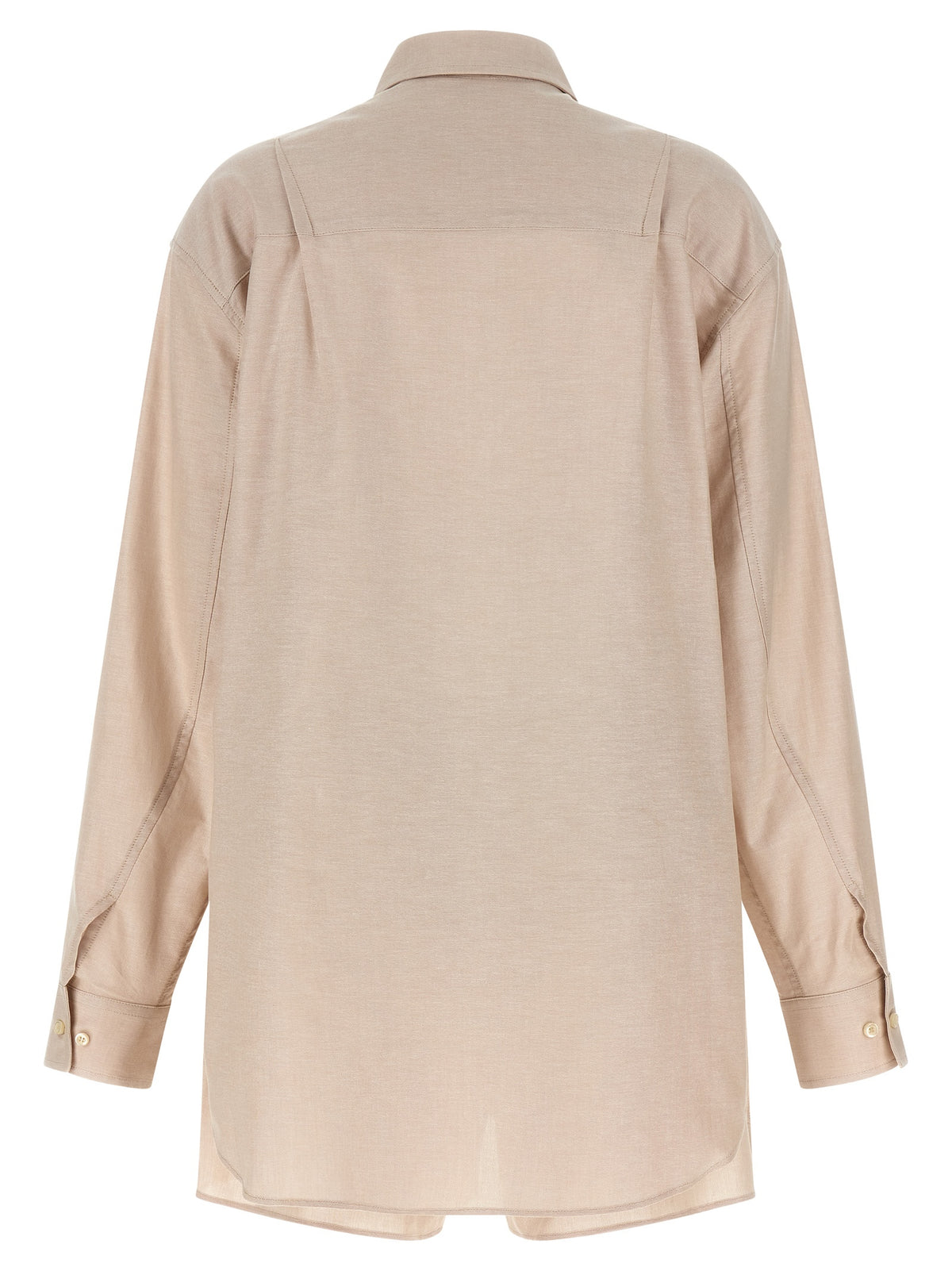La Chemise Habillée en Coton Beige Andamane
