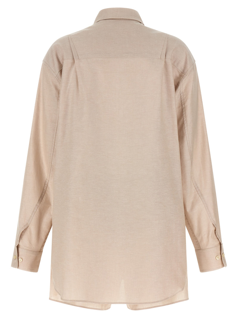 The Andamane Beige Cotton Dress Shirt