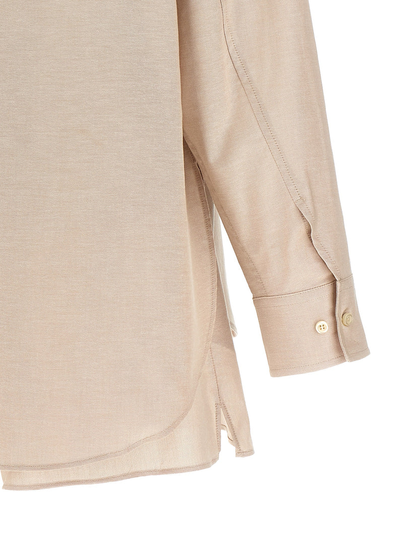The Andamane Beige Cotton Dress Shirt