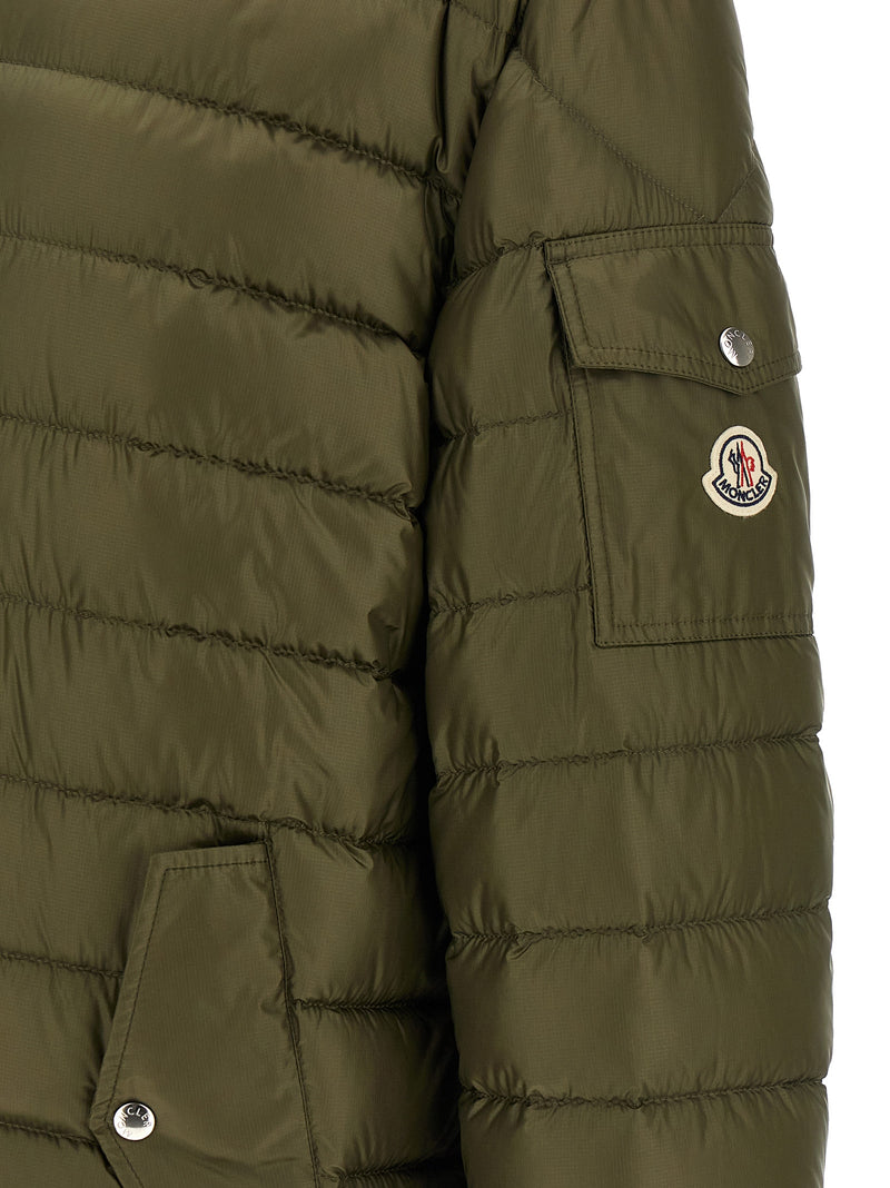 Parka Moncler Bicolore en Polyamide