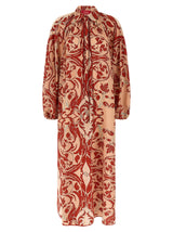 F.R.S. - FOR RESTLESS SLEEPERS Robe longue en soie multicolore