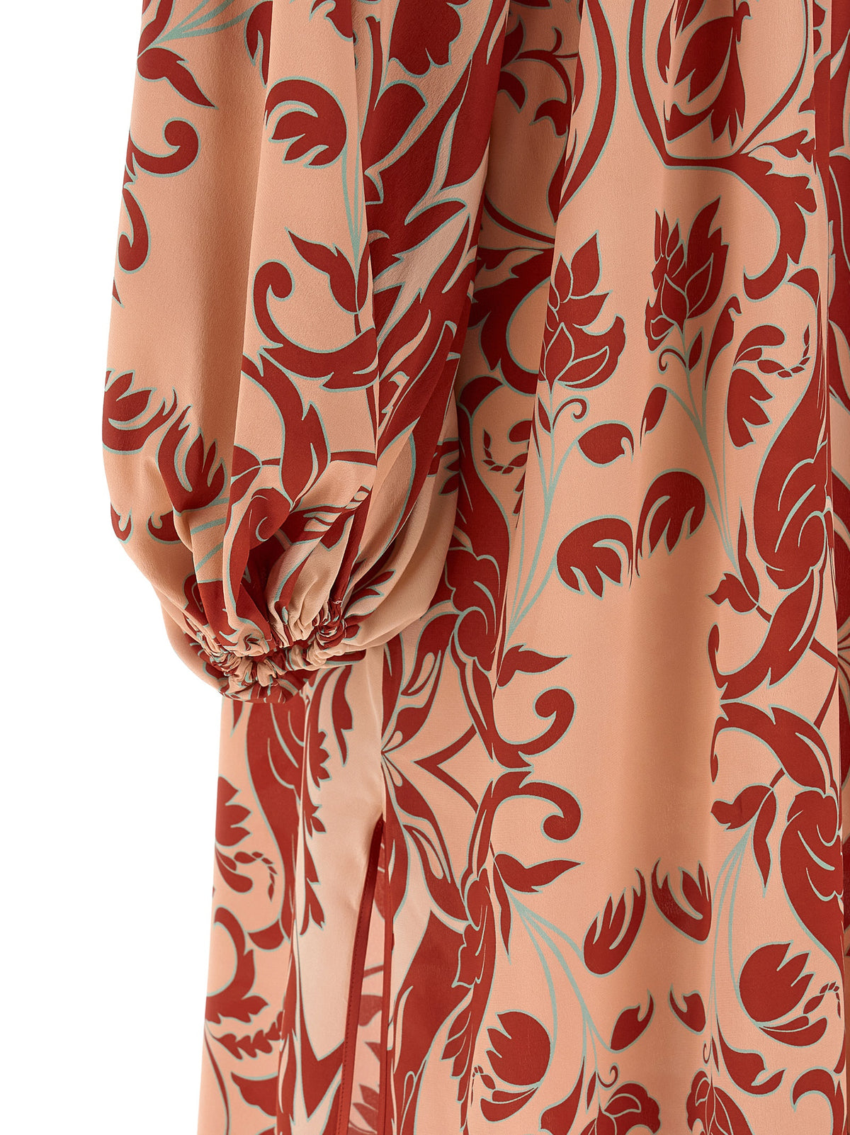 F.R.S. - FOR RESTLESS SLEEPERS Robe longue en soie multicolore