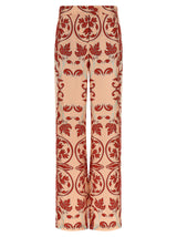 F.R.S. - FOR RESTLESS SLEEPERS Pantalon Décontracté en Soie Multicolore