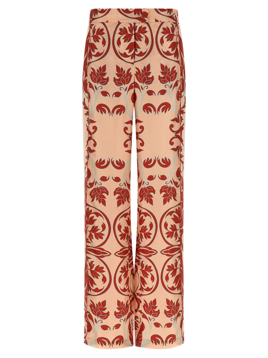 F.R.S. - FOR RESTLESS SLEEPERS Pantalon Décontracté en Soie Multicolore