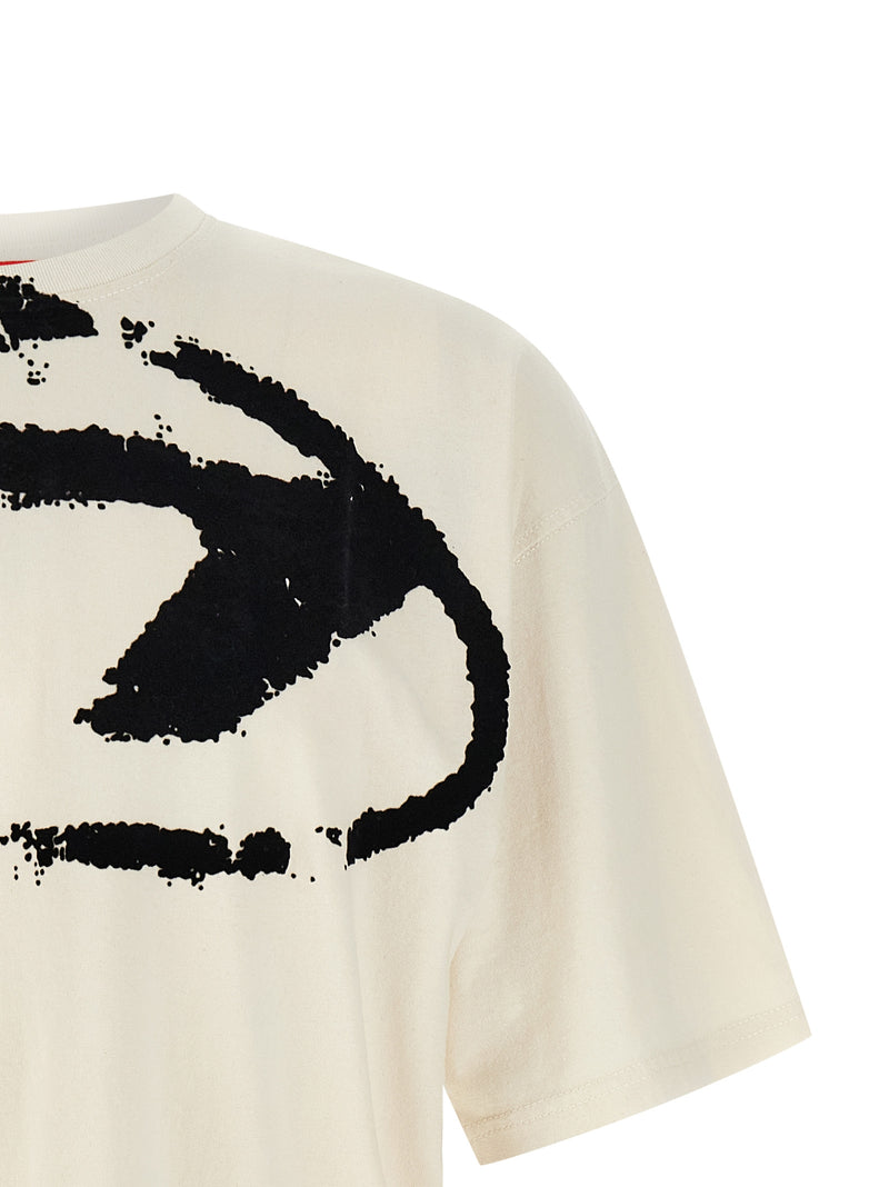 Diesel T-Boxt-N14 Bicolor Cotton T-Shirt for Men