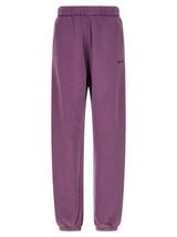 Le pantalon de jogging The Attico en coton violet