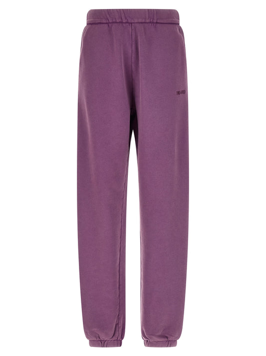 Le pantalon de jogging The Attico en coton violet