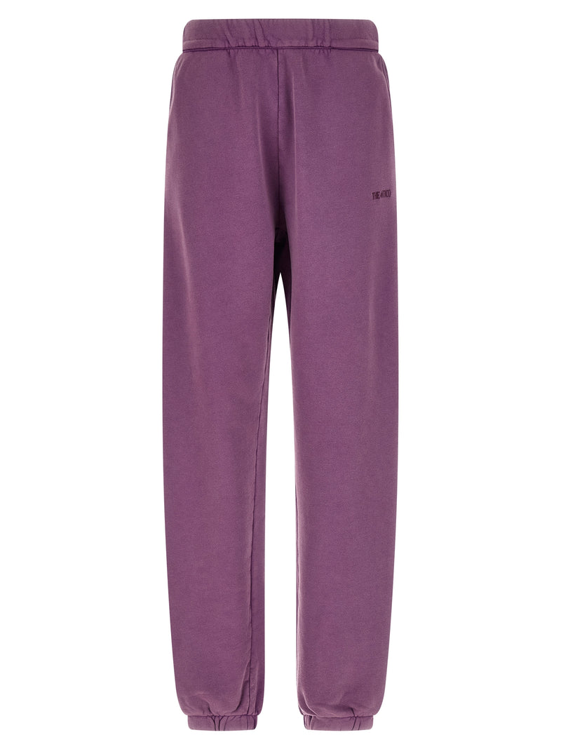 Le pantalon de jogging The Attico en coton violet