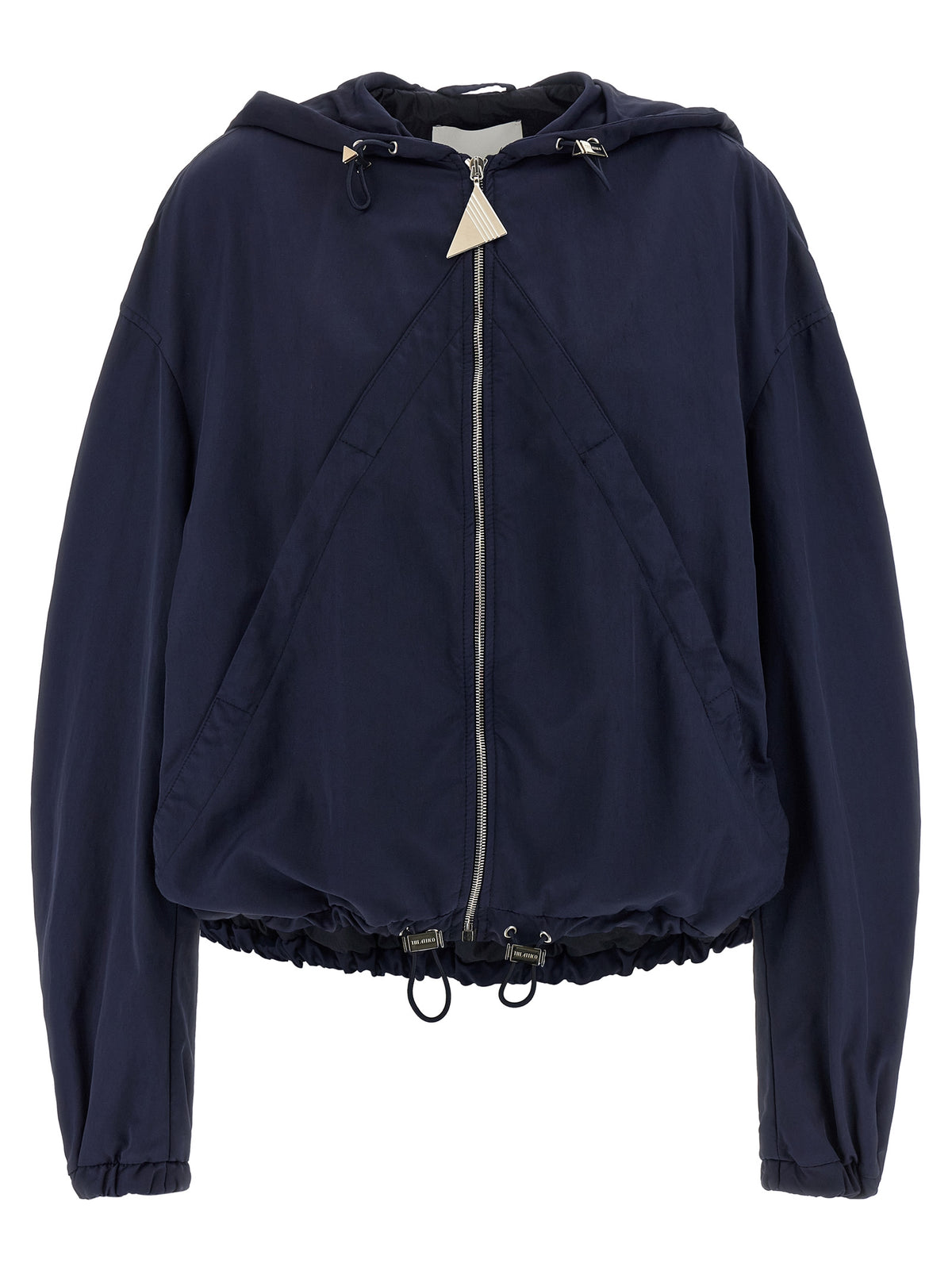Le bomber en polyamide bleu The Attico