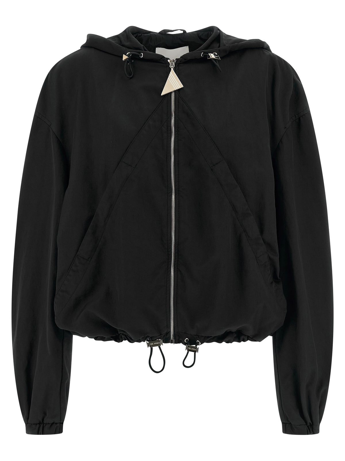 Le bomber Attico en polyester noir