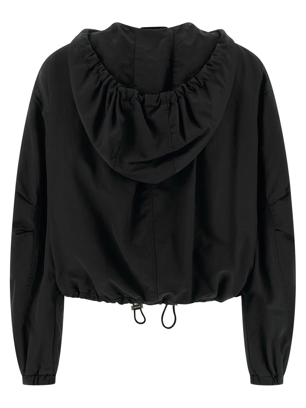 Le bomber Attico en polyester noir