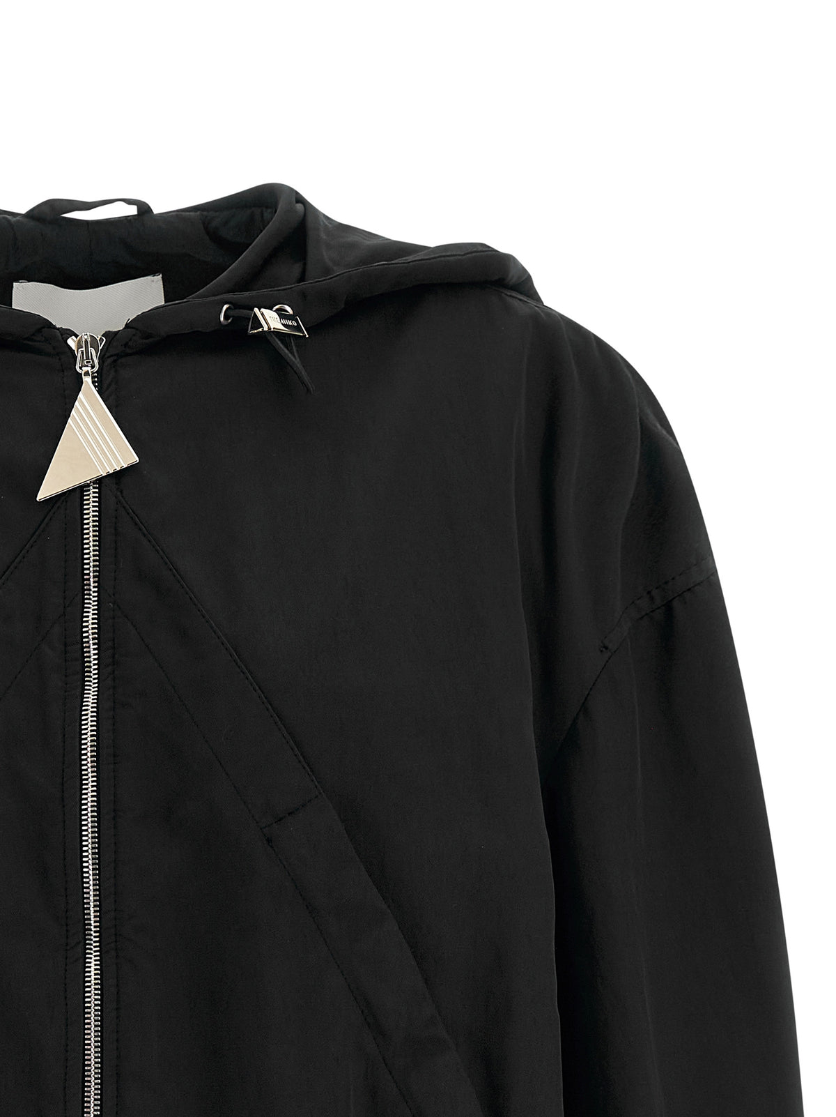 Le bomber Attico en polyester noir