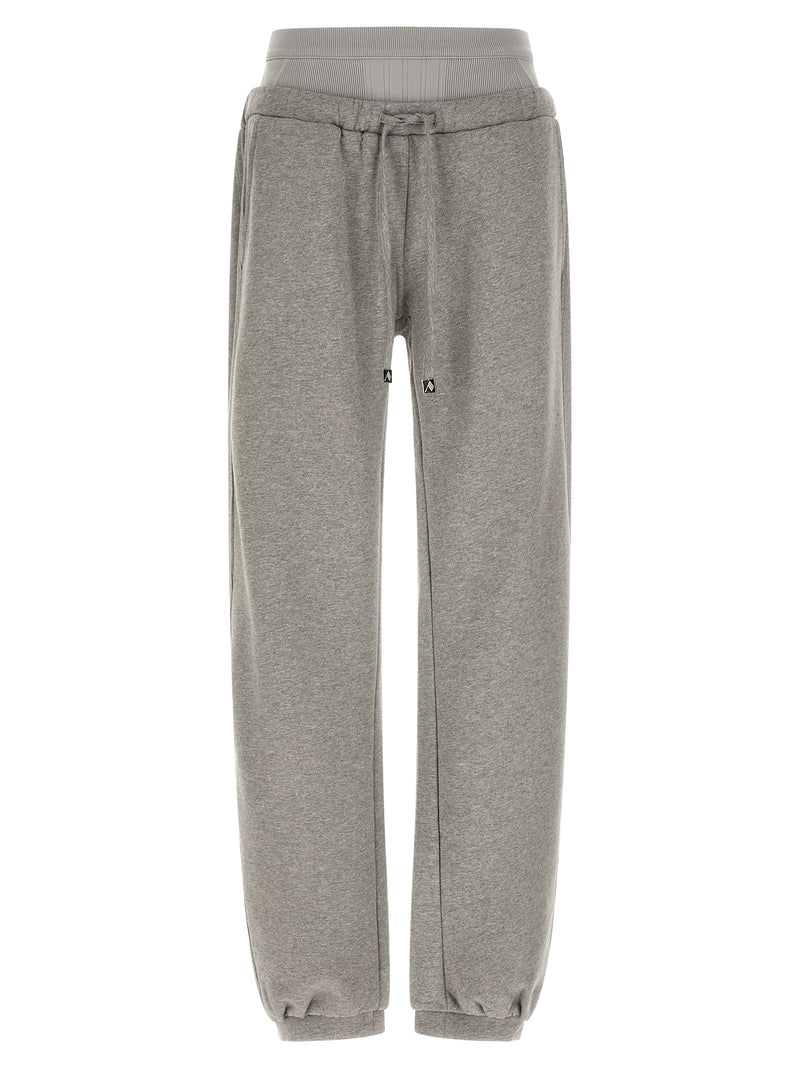 Joggers en coton gris The Attico (pantalon de sport)