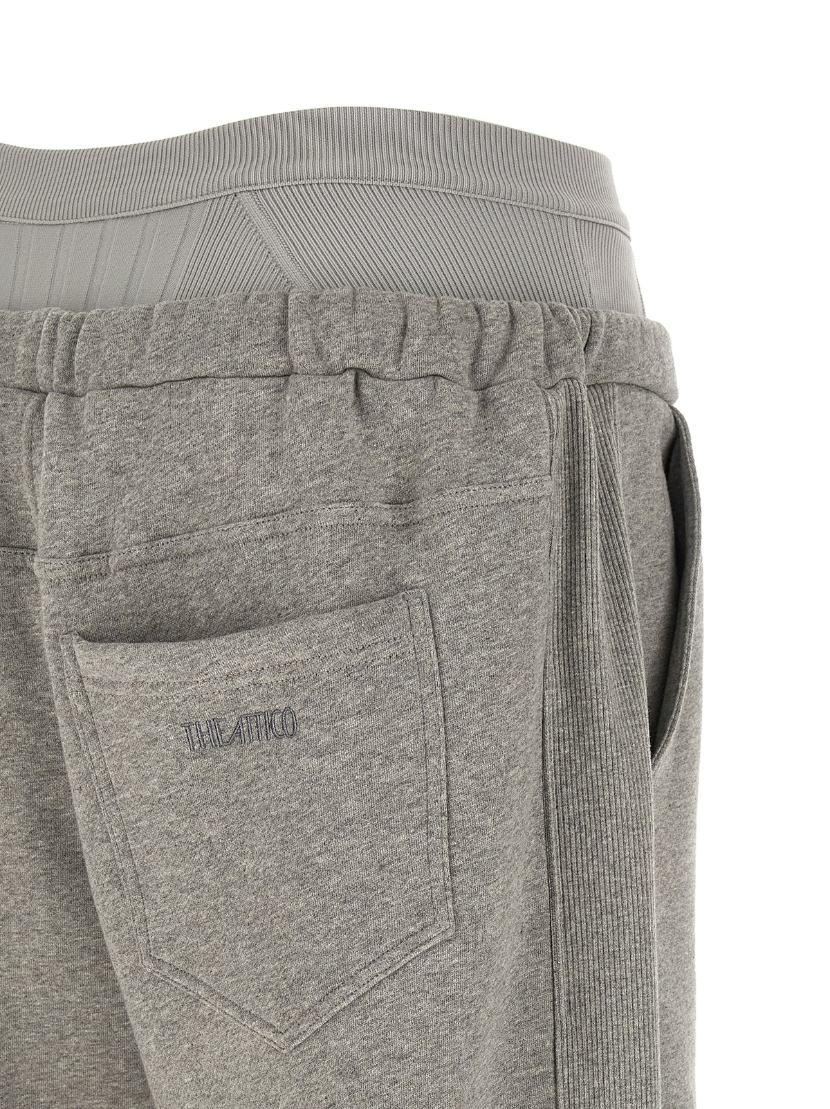 Joggers en coton gris The Attico (pantalon de sport)