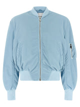 Le bomber en polyamide bleu The Attico