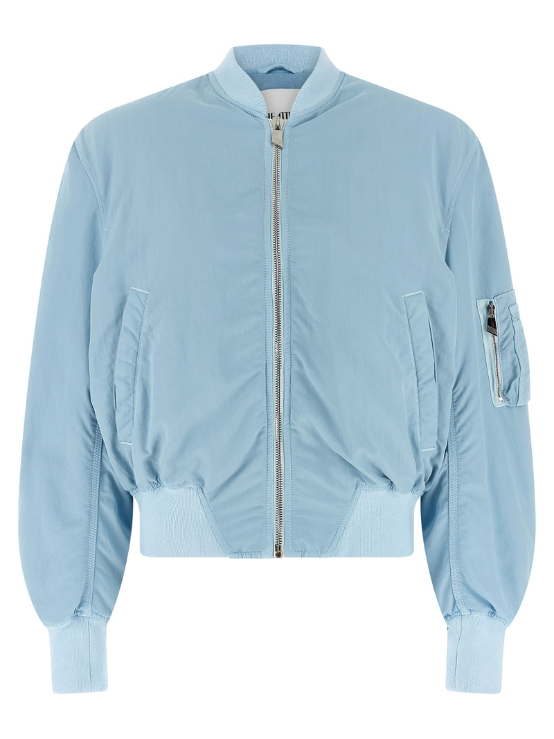 Le bomber en polyamide bleu The Attico