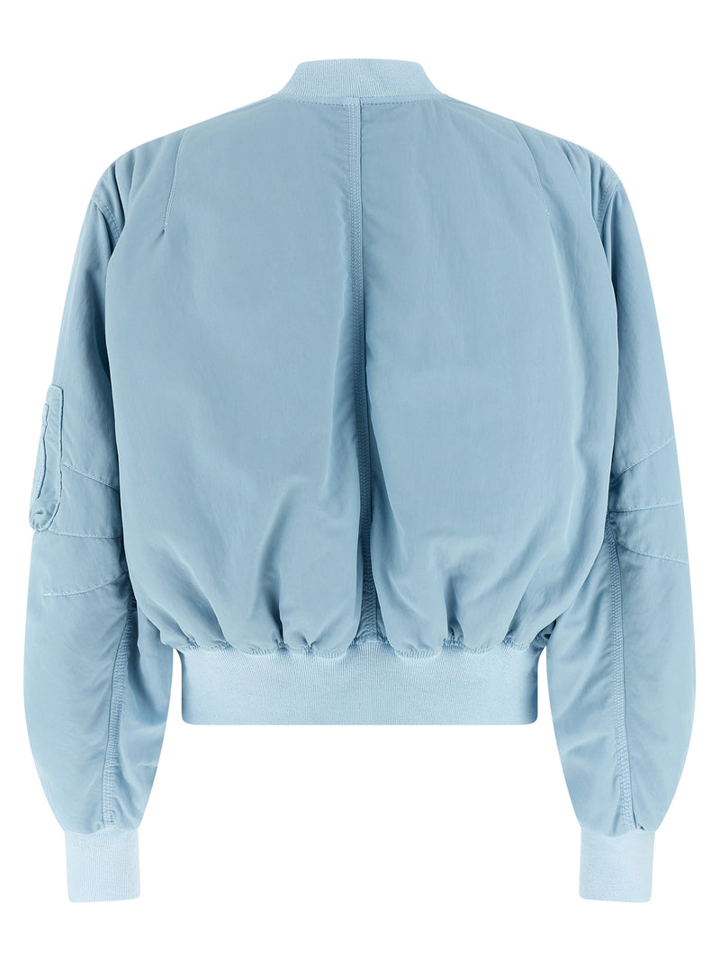 Le bomber en polyamide bleu The Attico