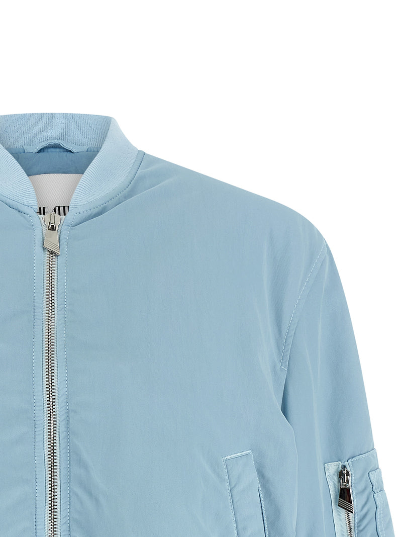 Le bomber en polyamide bleu The Attico