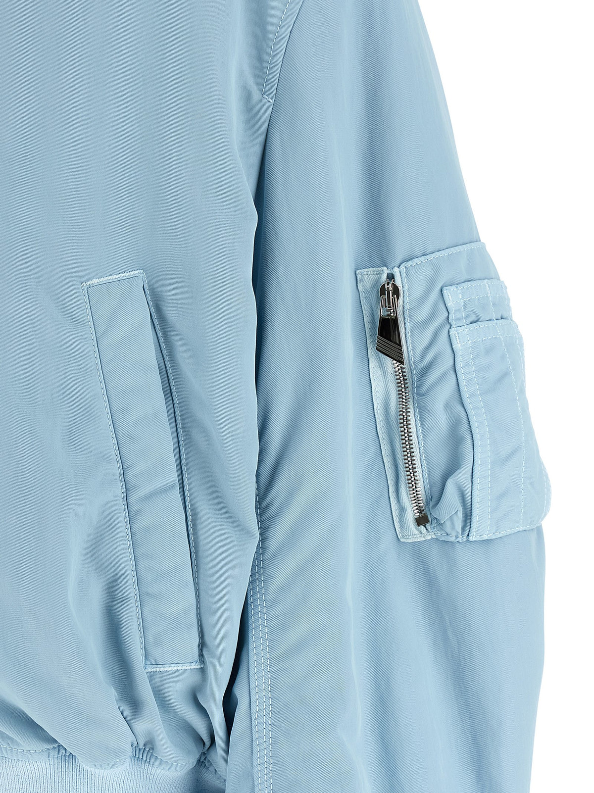 Le bomber en polyamide bleu The Attico