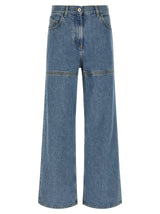 Le jean en coton bleu Attico