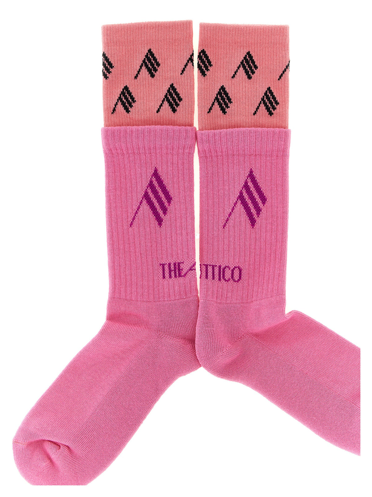 The Attico Multicolor Cotton Socks - Bold Style for Every Occasion