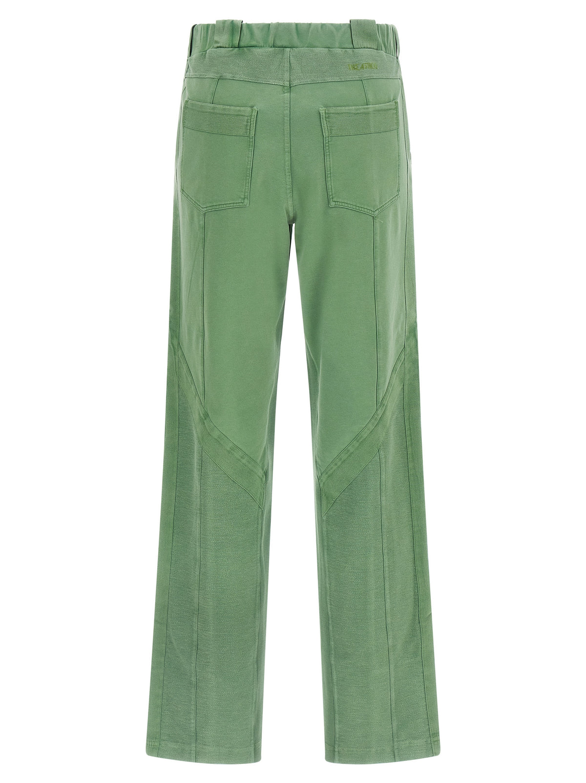 Le Pantalon Décontracté Bicolore en Coton The Attico