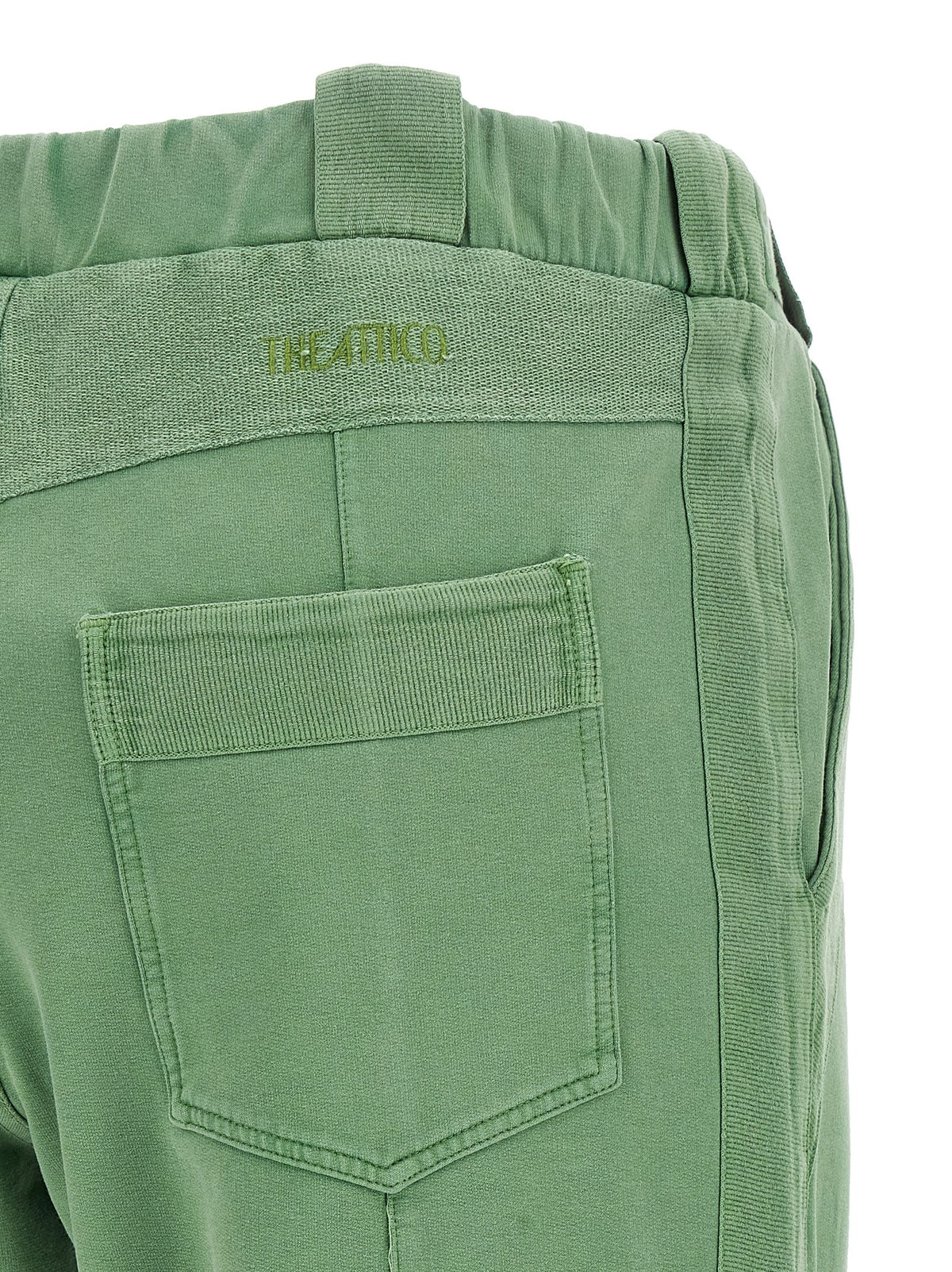 Le Pantalon Décontracté Bicolore en Coton The Attico