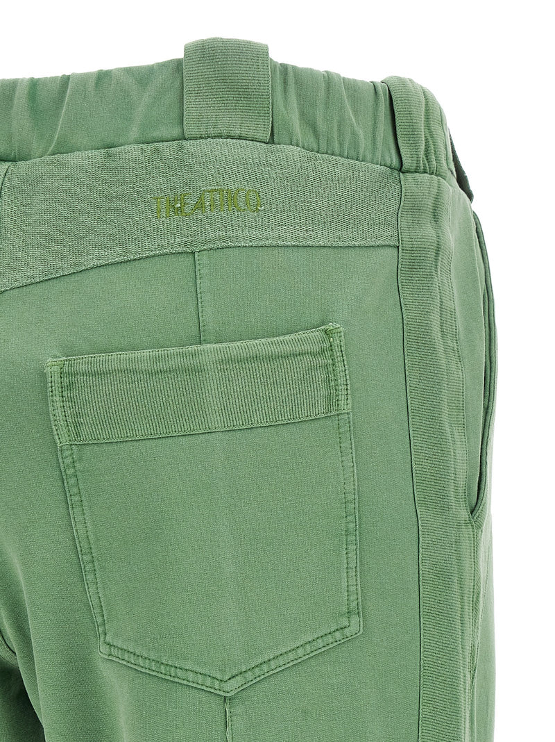 The Attico Bicolor Cotton Casual Pants
