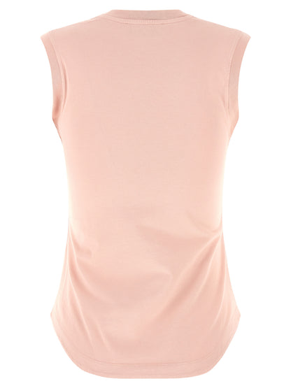 The Attico Multicolor Cotton Sleeveles T-Shirt