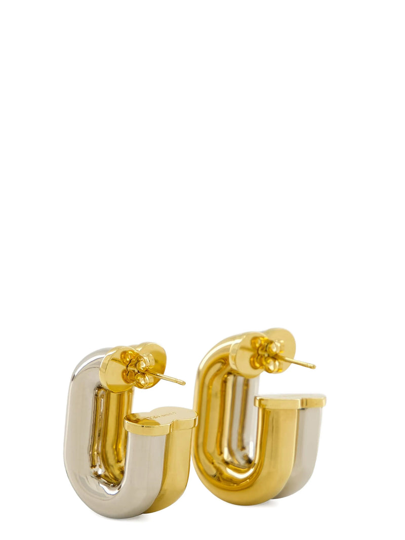 Boucles d'oreilles Paco Rabanne en aluminium multicolore