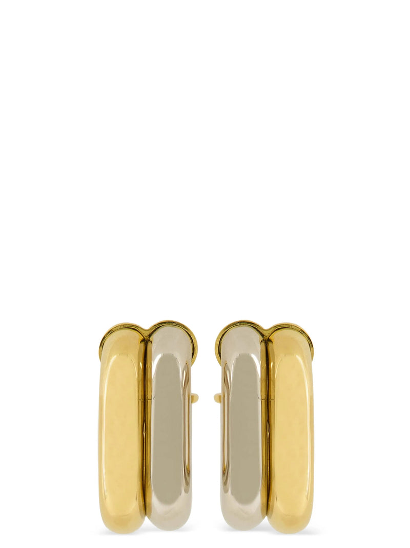 Boucles d'oreilles Paco Rabanne en aluminium multicolore