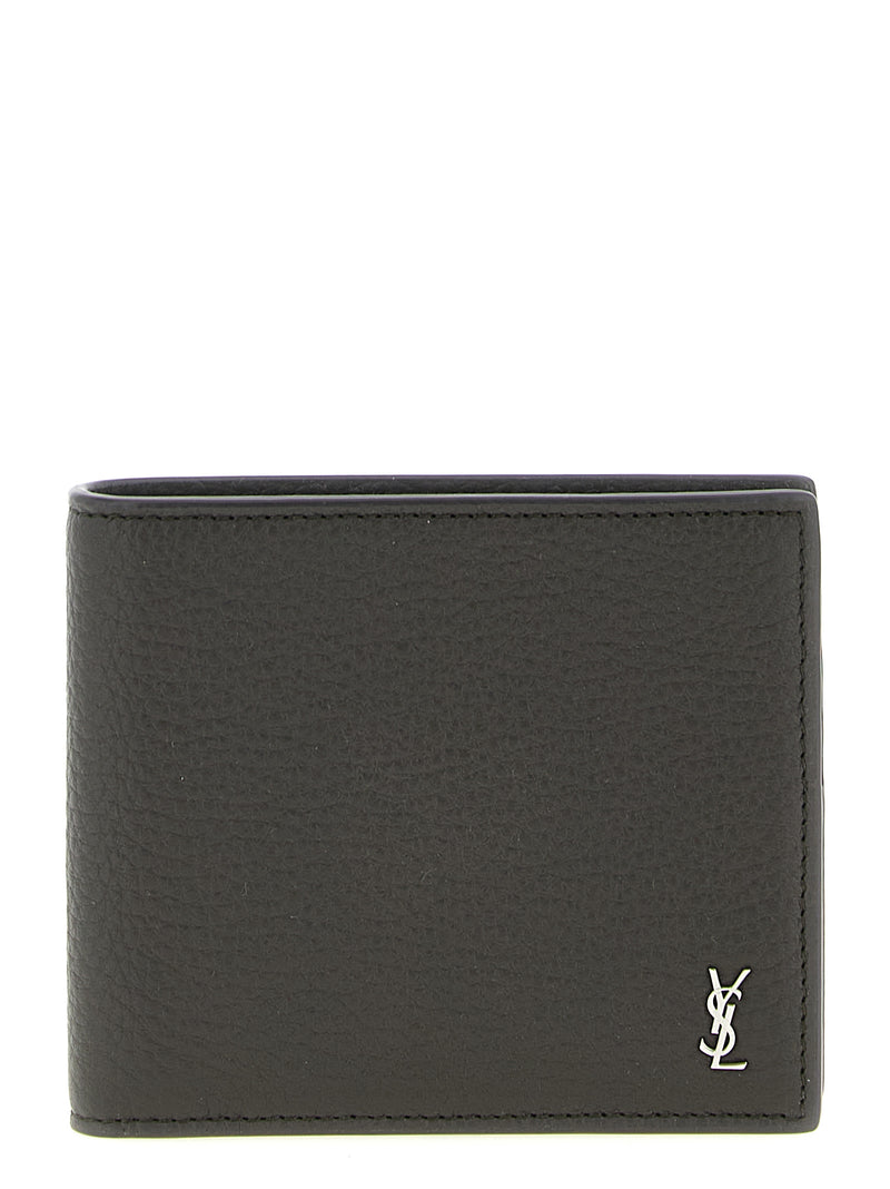 Saint Laurent Brown Calfskin Wallet - Elegant & Durable Design