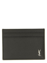 Saint Laurent Brown Calfskin Cardholder - Luxury Accessory