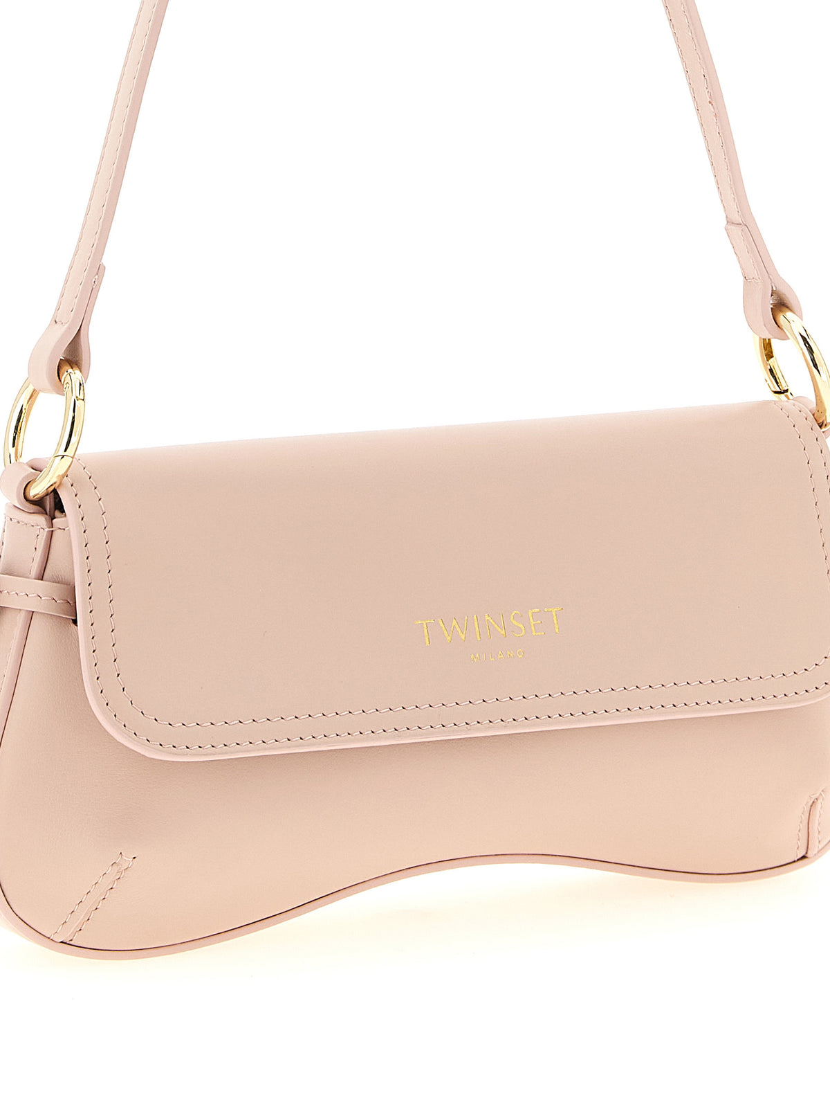 Sac bandoulière Twinset en cuir multicolore