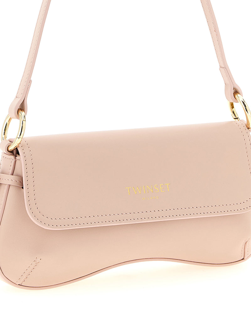 Sac bandoulière Twinset en cuir multicolore