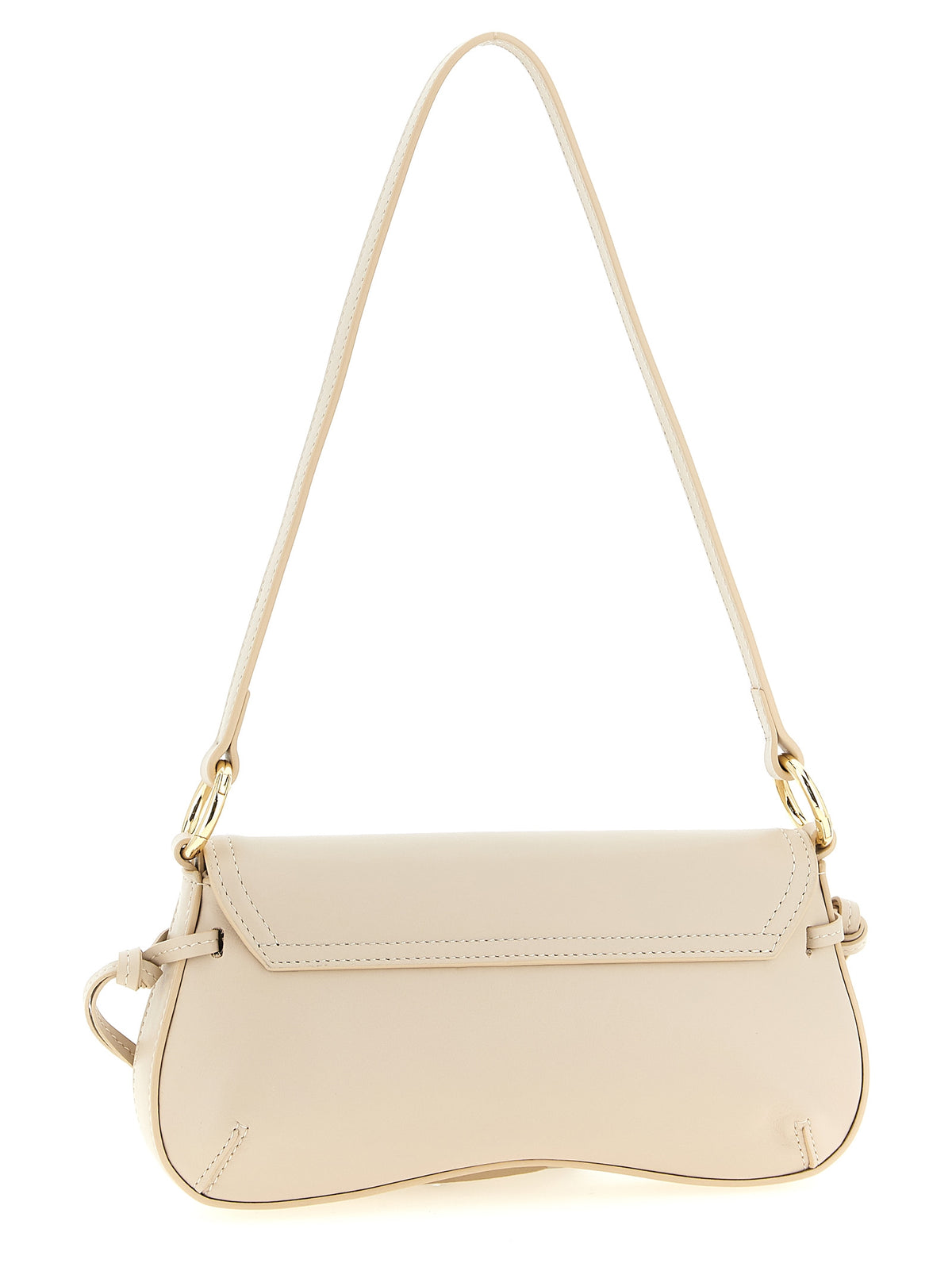 Sac bandoulière Twinset en cuir blanc