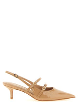 Twinset Escarpins Mi-Talons en Polyéthylène Beige