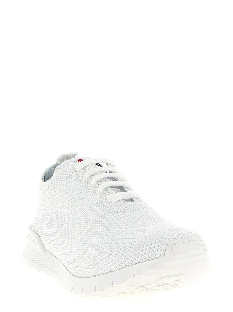 Baskets Athlétiques Kiton en Coton Blanc