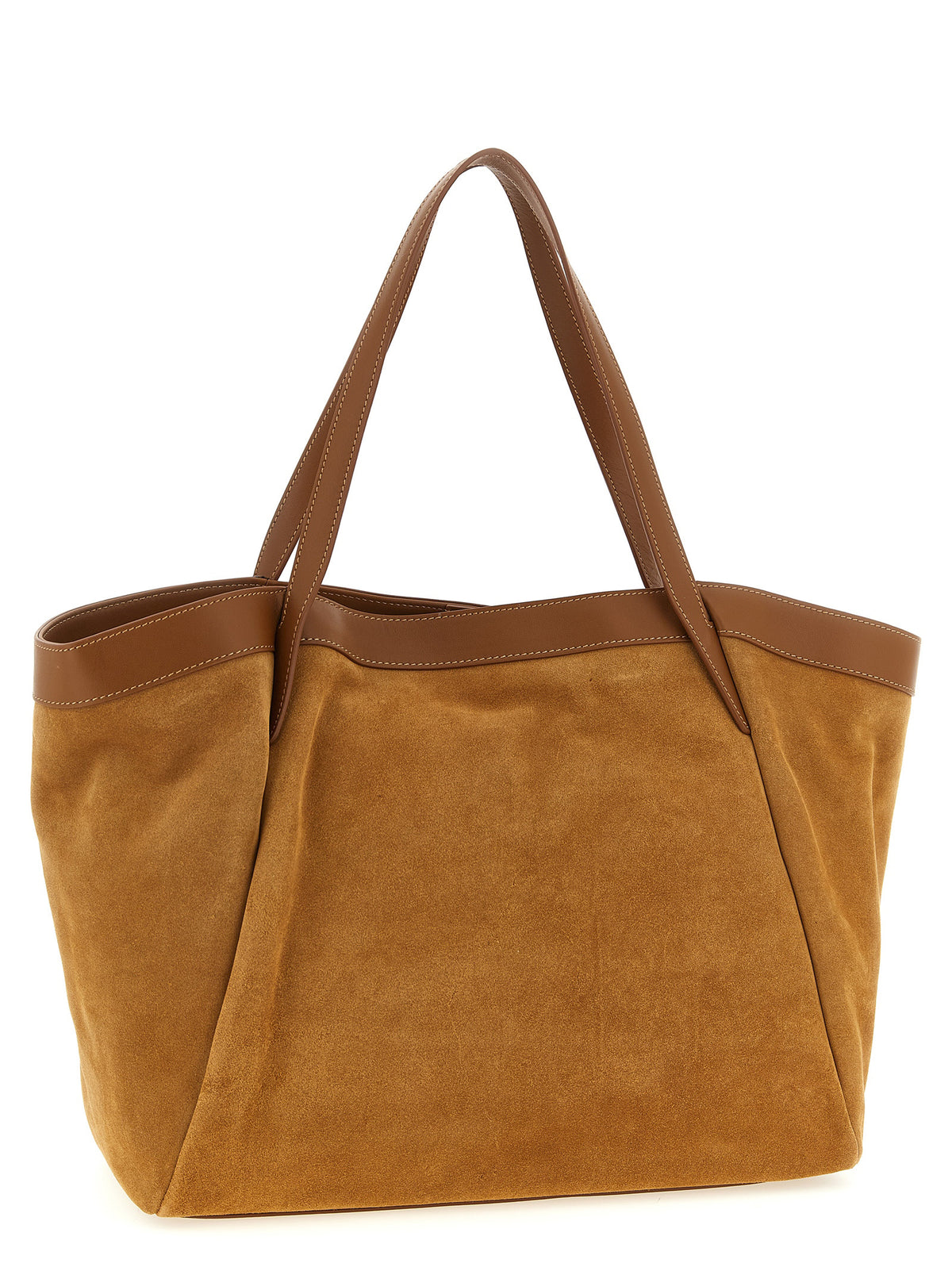 Tote Bag en Polyuréthane Marron Twinset