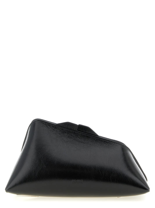 La pochette The Attico en veau noir