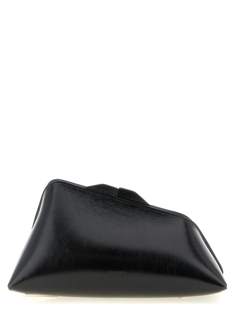 La pochette The Attico en veau noir