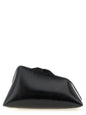 The Attico Black Calfskin Clutch Bag