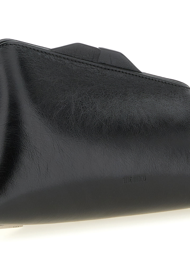 La pochette The Attico en veau noir