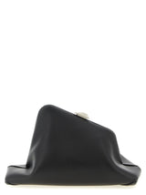 The Attico Black Calfskin 'Day Off Small' Clutch Bag