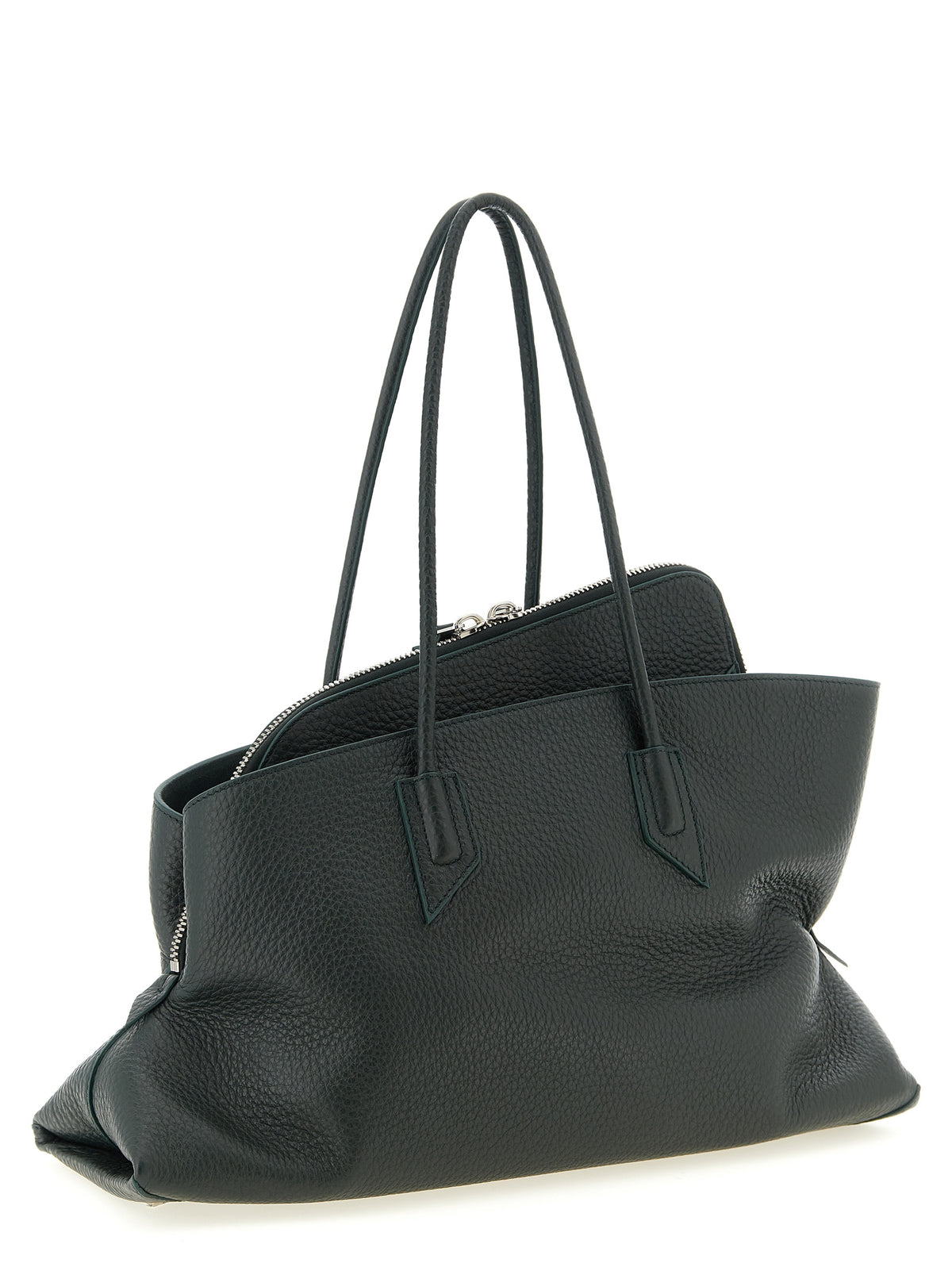 The Attico Bicolor Calfskin Shoulder Bag - La Passeggiata Medium