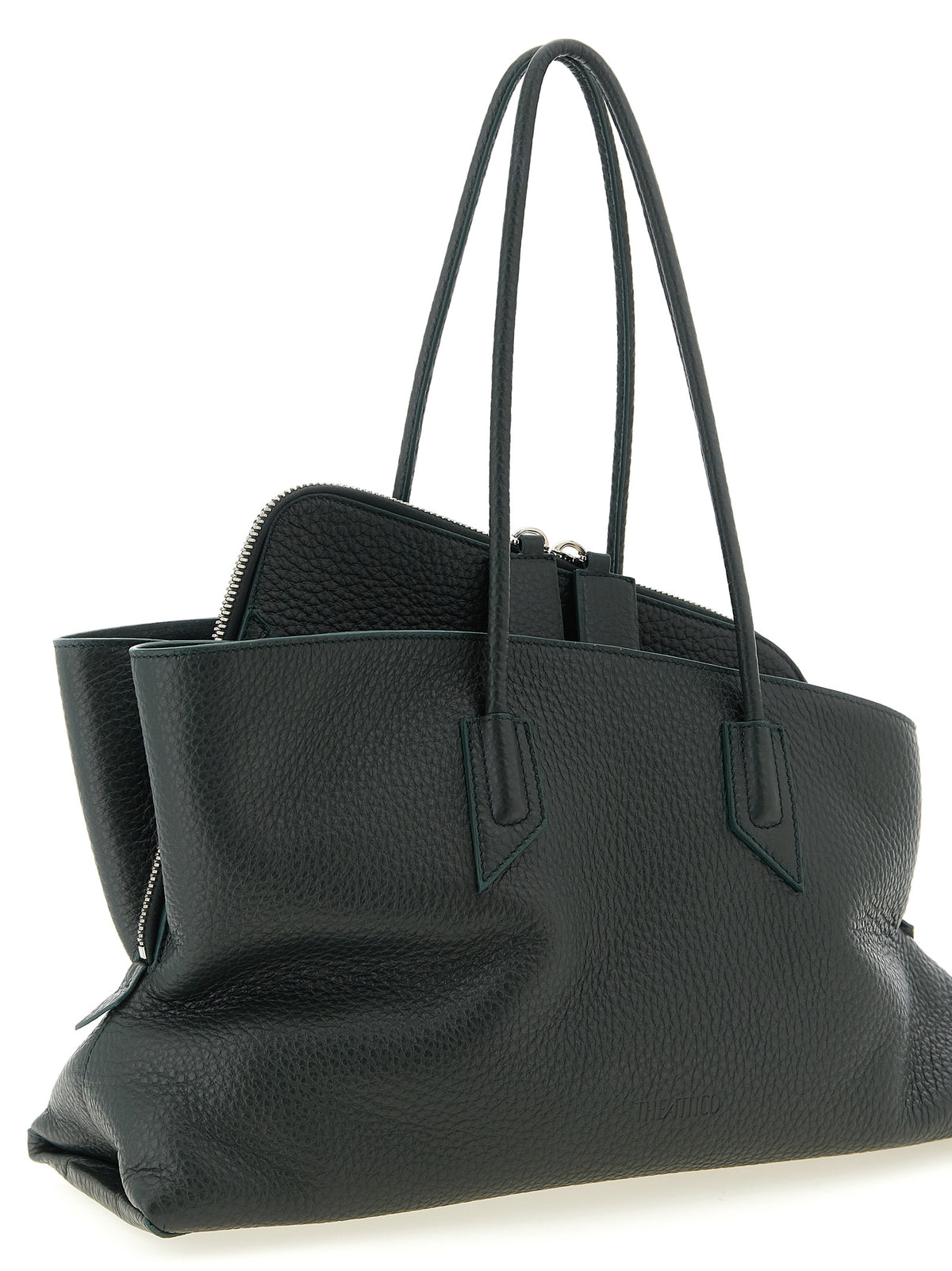 The Attico Bicolor Calfskin Shoulder Bag - La Passeggiata Medium