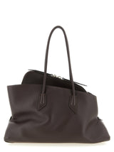 The Attico La Passeggiata Medium Brown Calfskin Shoulder Bag