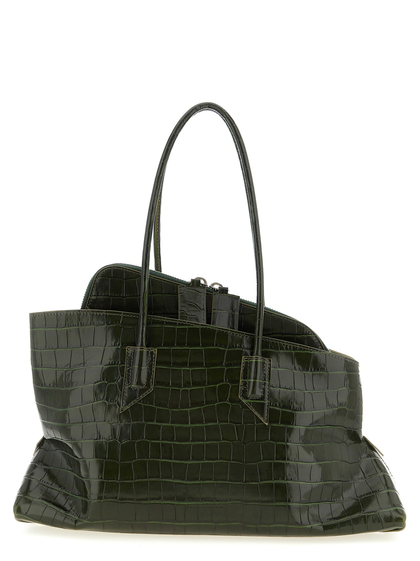 The Attico Bicolor Calfskin Shoulder Bag