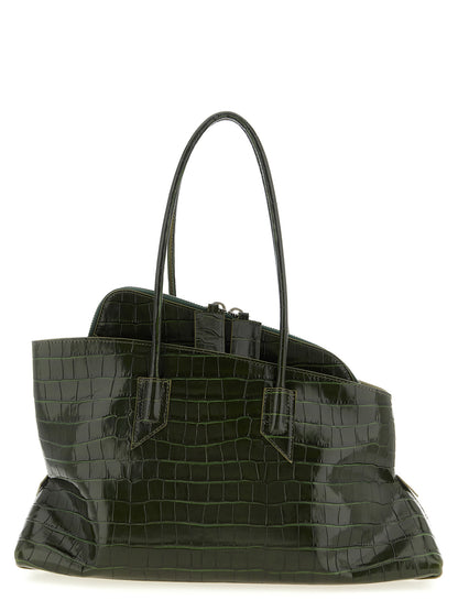 The Attico Bicolor Calfskin Shoulder Bag